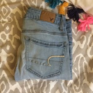 American Eagle jeans, light wash